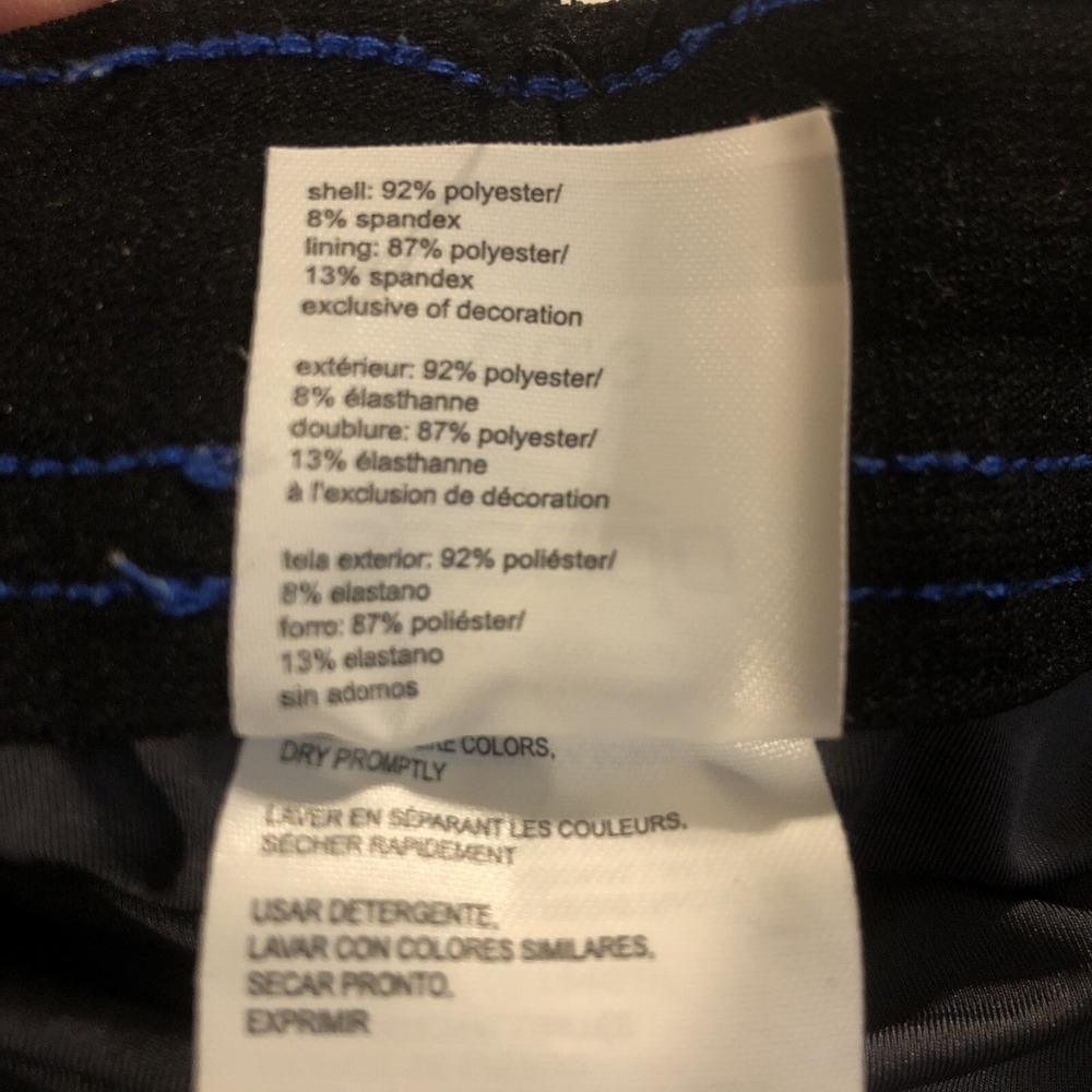 Speedo Mens Hybrid Swim Shorts Large Blue/ Black Built-In Boxer Brief Drawstring - Picture 5 of 7